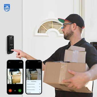 Умный видеоглазок Philips DDA270X-2TXS3 фото в интернет-магазине ДорогиеЗамки.рф