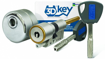 Цилиндр Mottura Champion 3DKey ключ-шток фото в интернет-магазине ДорогиеЗамки.рф